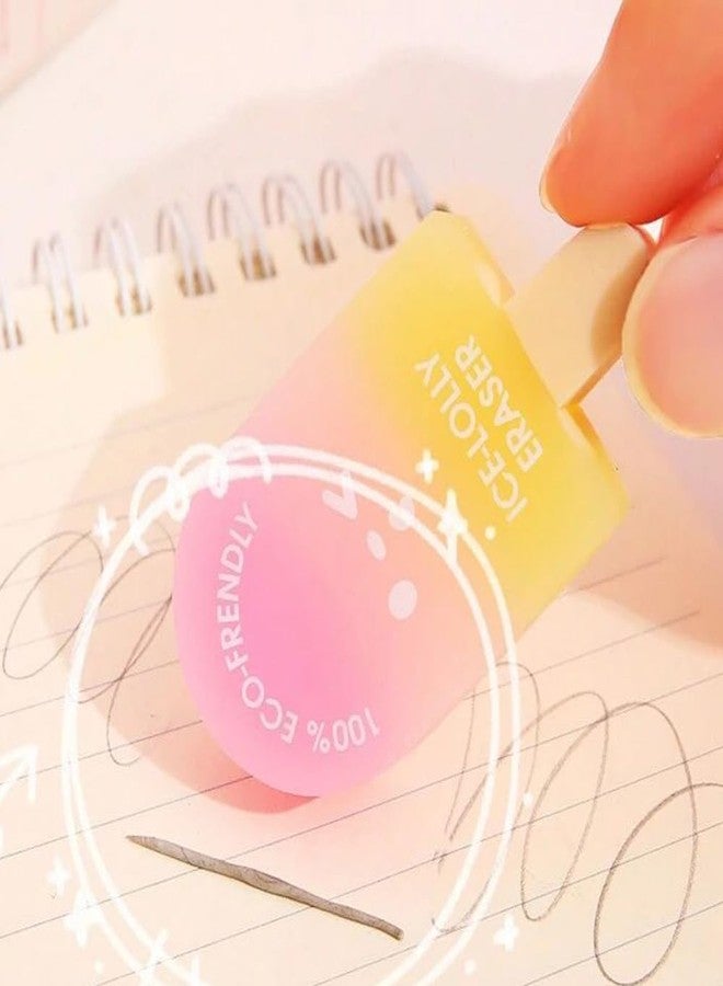 YONIMI Eco Ice Lolly Erasers - Fun for Kids, Friendly for Earth | Kids' Favorite! 100% Eco-Friendly Ice Lolly Erasers by | Fun, Cute, and Planet Friendly (3 pcs) - Image 2